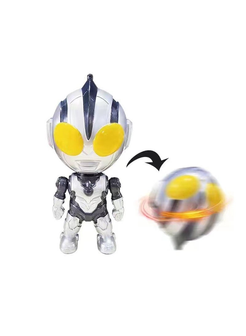 Beyblade Toy Black Ultraman With Light And Music Suitable For Children's Birthday Party Gift - Image 2