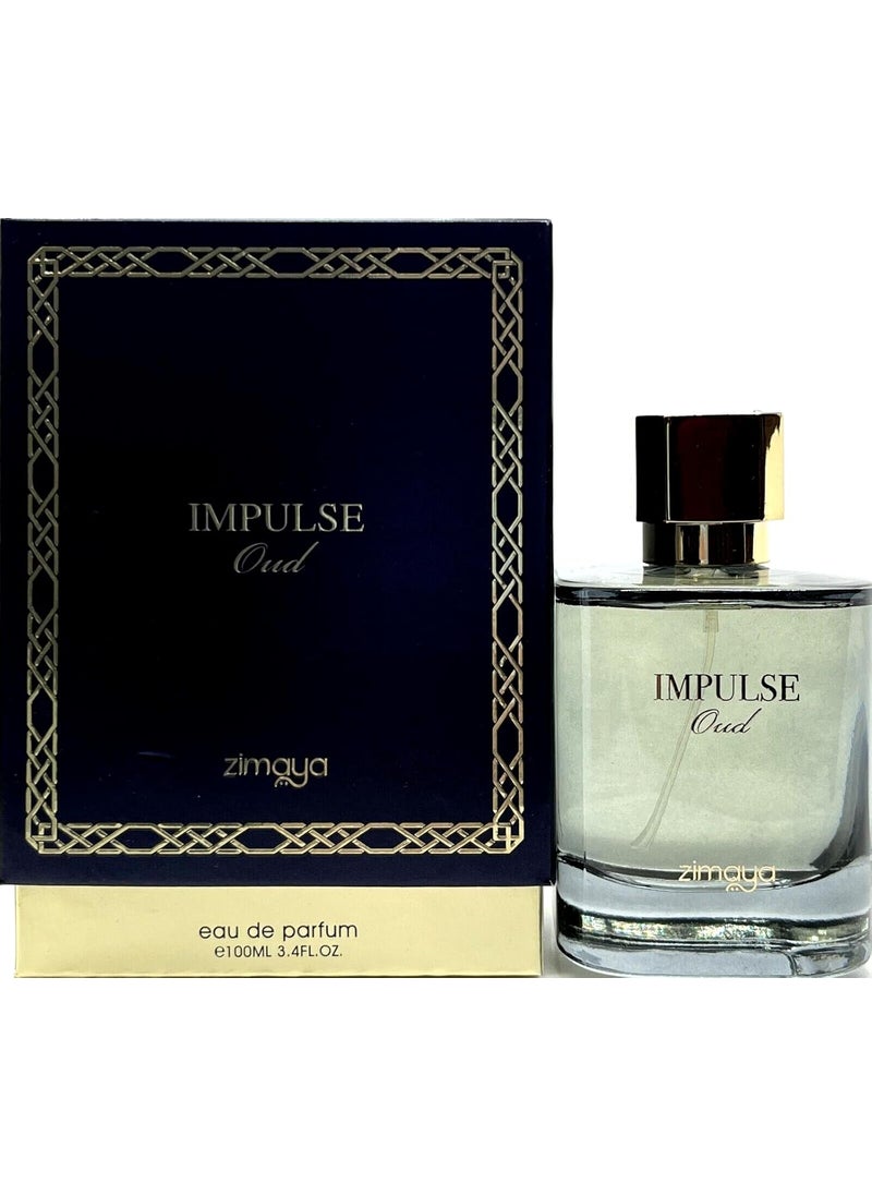 zimaya Impulse Oud Eau de Parfum Spray for Unisex 34 Fl Oz 