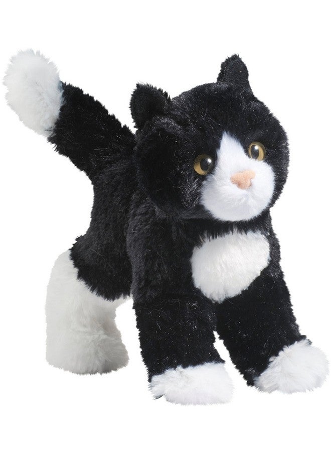 Douglas دوجلاس سنبي القط الأسود والأبيض المحشو