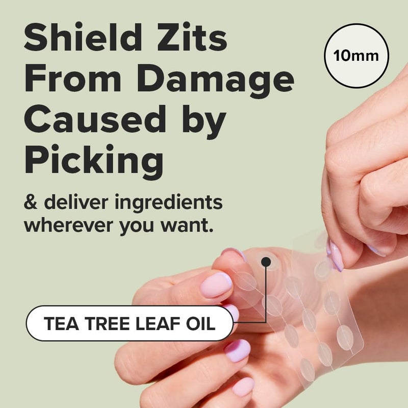 I DEW CARE Hydrocolloid Acne Pimple Patch - Timeout Blemish Original | Korean Zit Dark Spot Patches for Face and Skin, Pus absorbing with Tea Tree Oil, Trouble Treatment, 36 Count - Image 2