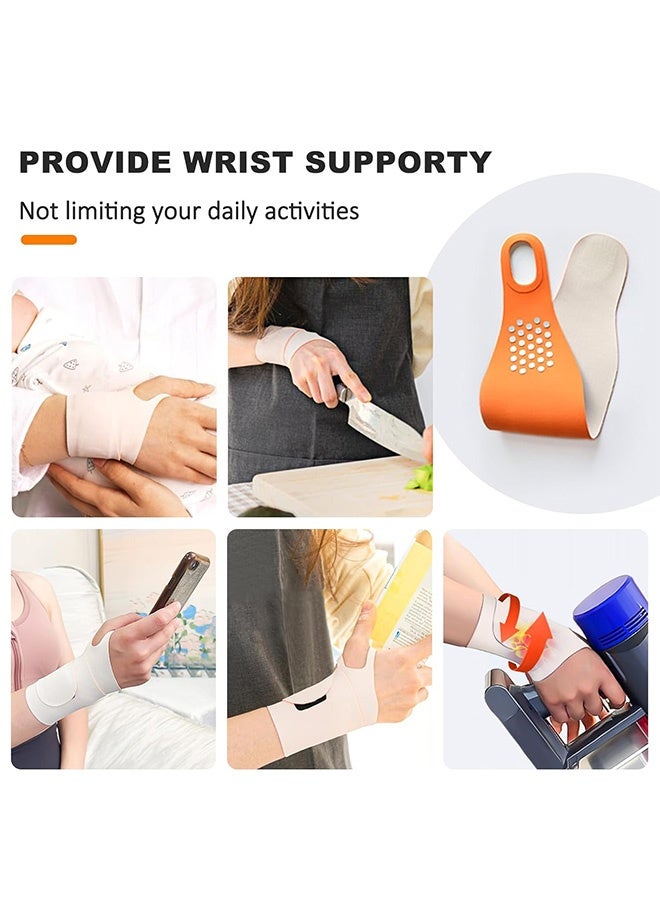 إم إكس إن قطعتان من دعامة المعصم الرفيعة للغاية مع نقاط مرتفعة لنفق الرسغ، لفافة معصم مرنة، دعم المعصم لنفق الرسغ، والتهاب الأوتار، وتخفيف الألم - Image 5