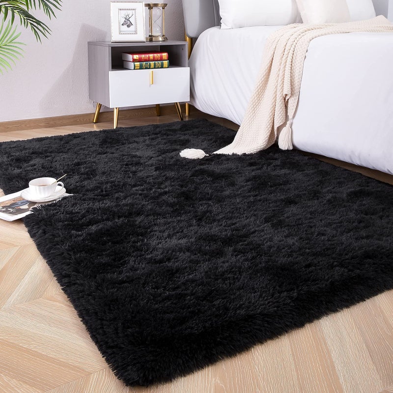 Foxmas Soft Fluffy Area Brugs لغرفة النوم غرفة أطفال أفخم أشعث سجادة الحضانة