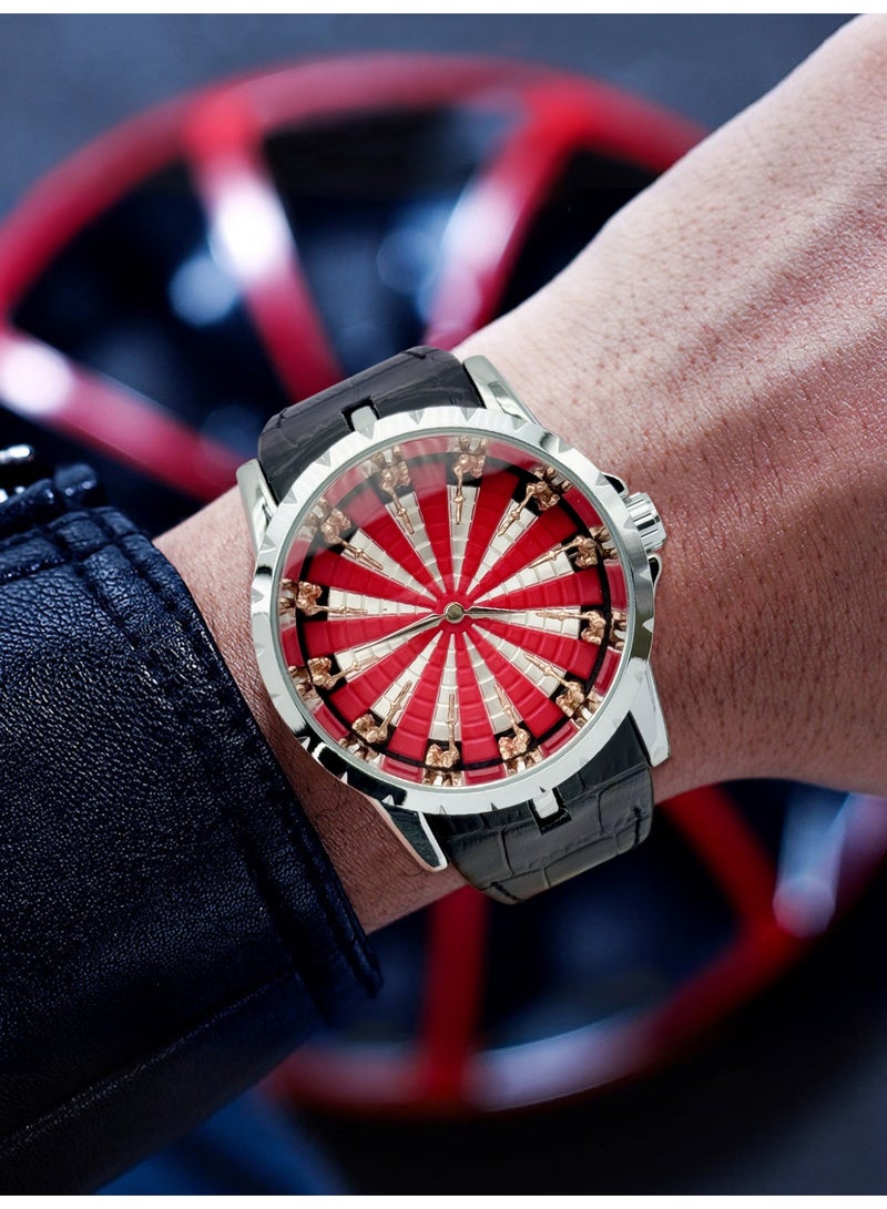 FENSIR Twelve Round Table Knight Watch Valentine's Day Gift for Boyfriend, Personalized Trendy Men's Quartz Watch - Image 2