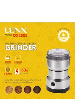 DENX MULTIFUNCTIONAL ERECTRIC GRINDER | 300ml capacity | 150w | DX2505 - pzsku/ZD329E62705F3D8D4B9C7Z/45/_/1714046587/51adfb17-33c5-4c6d-87d0-86e5de74cfe8