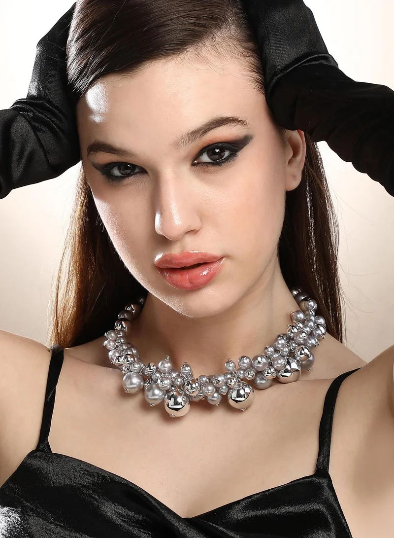 سوهي Women's The Soiree-Cluster Collar Necklace