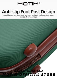 Motim 14 inch Mini Suitcase Travel Portable Storage Bag Waterproof ABS Hard Shell Carry-On Case with Elastic Strap and Zipper to Hang on Carry-On Luggage  - Image 5
