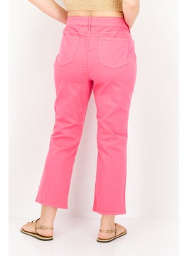 NYDJ Women Straight Fit Plain Stretchable Denim, Pink  - Image 3