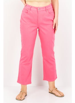 NYDJ Women Straight Fit Plain Stretchable Denim, Pink  - Image 1