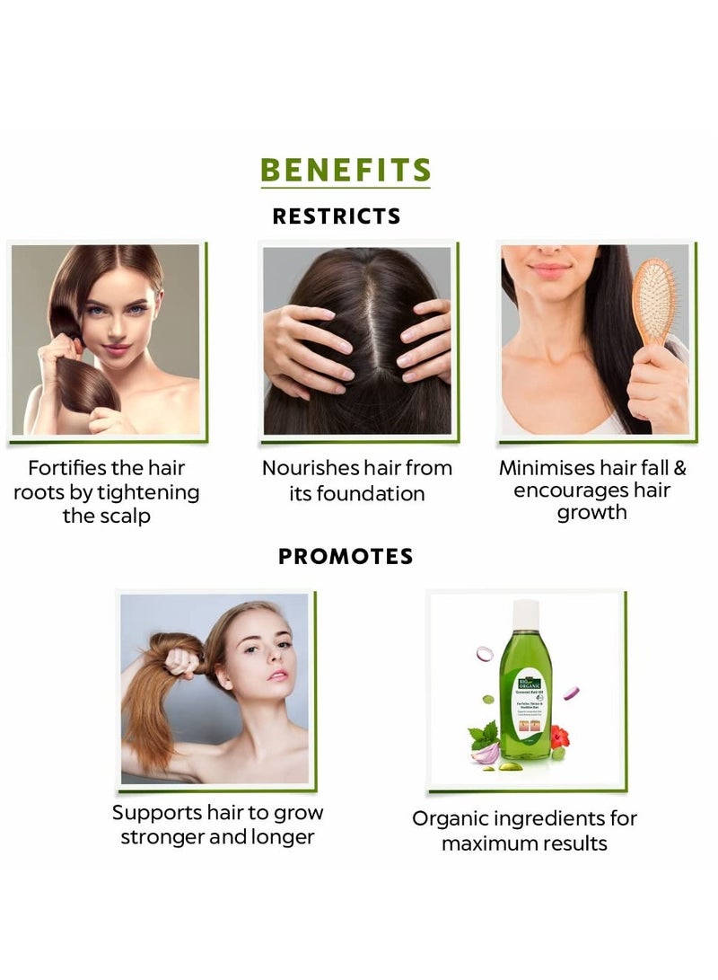 Indus Valley Bio Organic Growout Hair Oil for Hair Growth 100% Organic and vegan that combats dandruff flaky scalp frizz and split ends 100ml Pack of 2 - Image 4