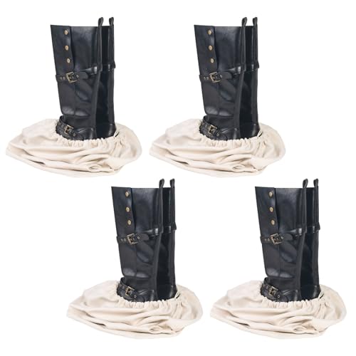 LAKE OF FIRE 4 Pcs Boot Bag for Cowboy Boots Travel Boot Storage Shoes Bag for Cowboy Boot Protection 21 X 12 - Image 1