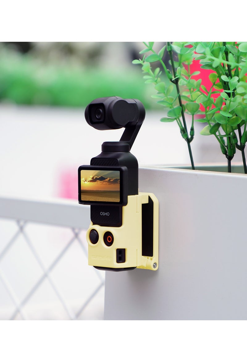 SUNNY LIFE Dedicated Magnetic Mount Stand Compatible with DJI Osmo Pocket 3, Upgraded Pocket3 Accessories Adapter Clamp Magnet Suction Case Holder on Desktop, Vertical Surface, 180° Adjustable Handle, WITH 2 Lens Protector + 2 LCD Screen Protector - Image 3