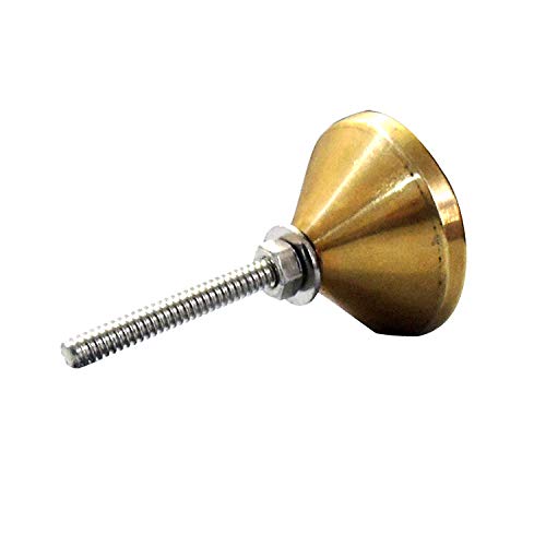Perilla Home Set of 6 Knobs for Cabinet & Drawers Mother of Pearl Brass Knobs Decorative Vintage Knobs for Home Kitchen Cabinet Hardware Cupboard Door Dresser Wardrobe & Drawer Pulls (Design-3) - Image 5