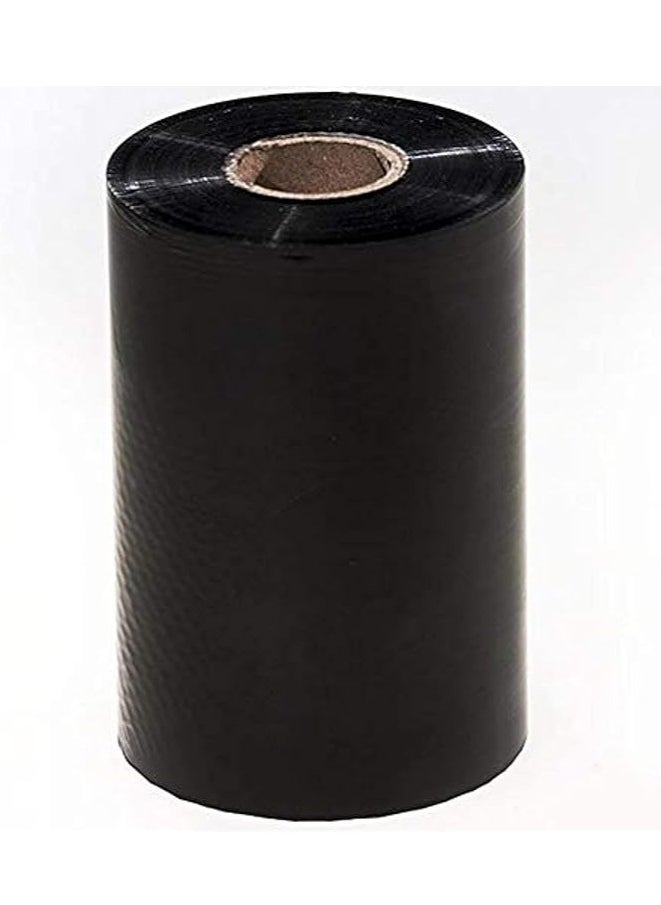 Generic Thermal Transfer Wax Ribbon for Barcode Printers 110mm x 74m x 1/2 black 