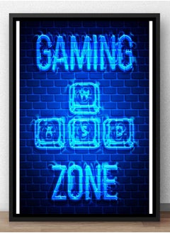 Neon Design Gaming Quotes Canvas Music Rock Bar Gaming Wall Art For Gamer Room Home Bar Decoration Cuadros No LED Poster