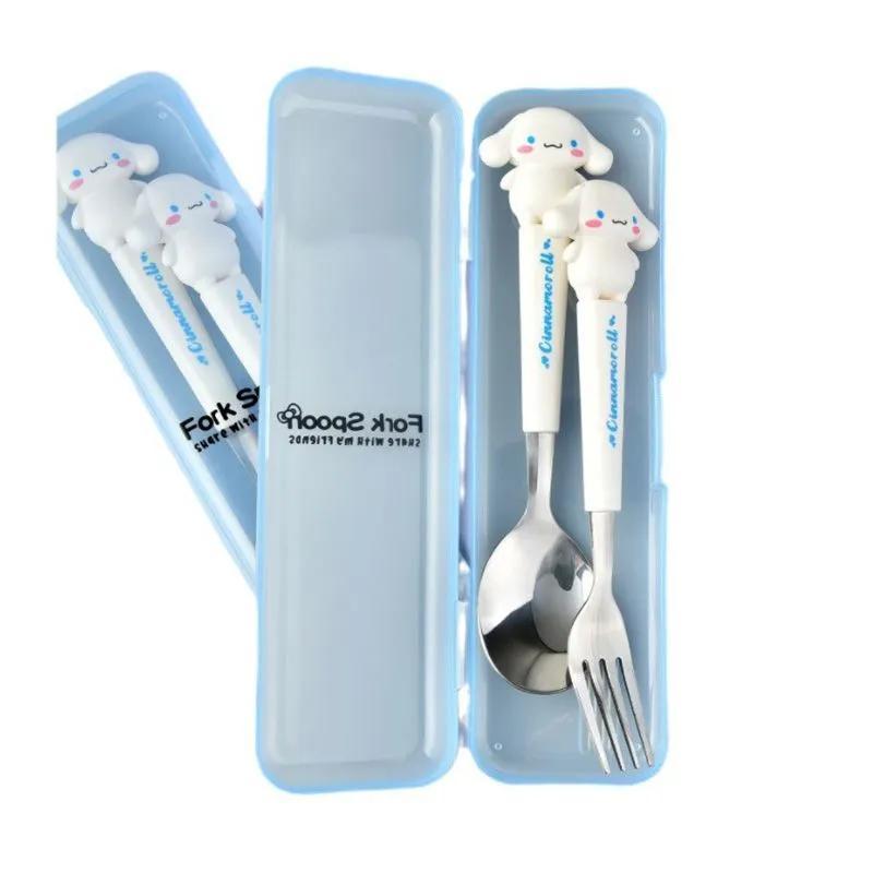 Kids Cutlery Set: 20*5.6 Cm Food-grade Silicone Wrapped Stainless Steel - Ergonomic Grip For Little Hands, Vibrant Blue Design For Toddlers & Kids Learning Independent Eating - Image 3