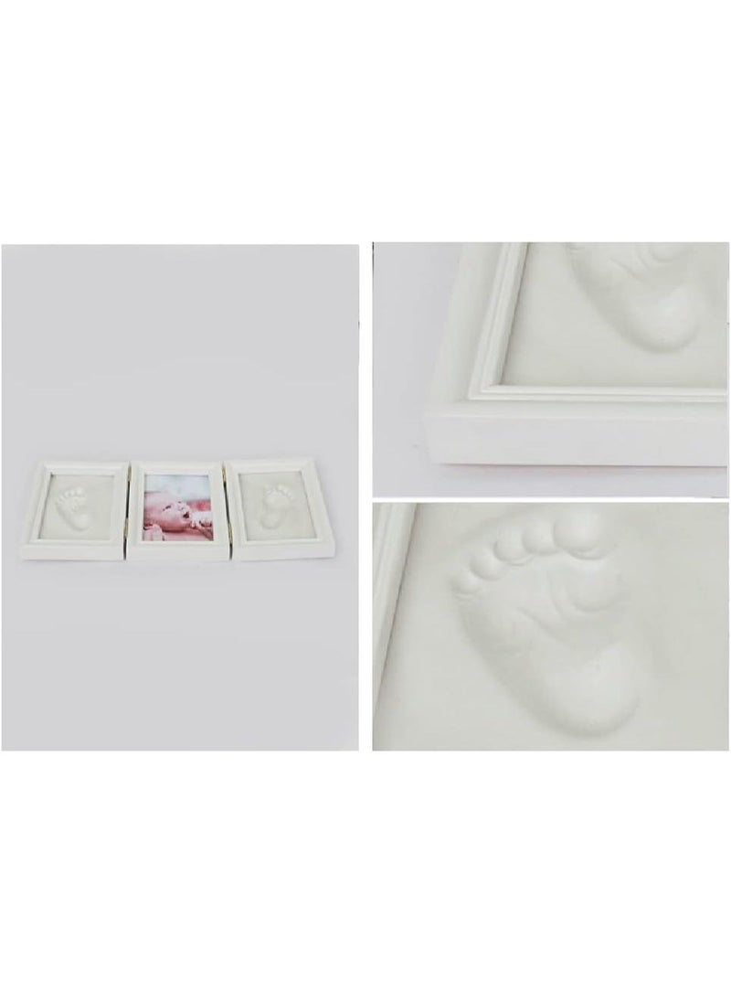 Gonice Baby Handprint and Footprint Kit Clay Hand Print Picture Frame for Newborn Baby Keepsake Frame Milestone Picture Frames  - Image 5