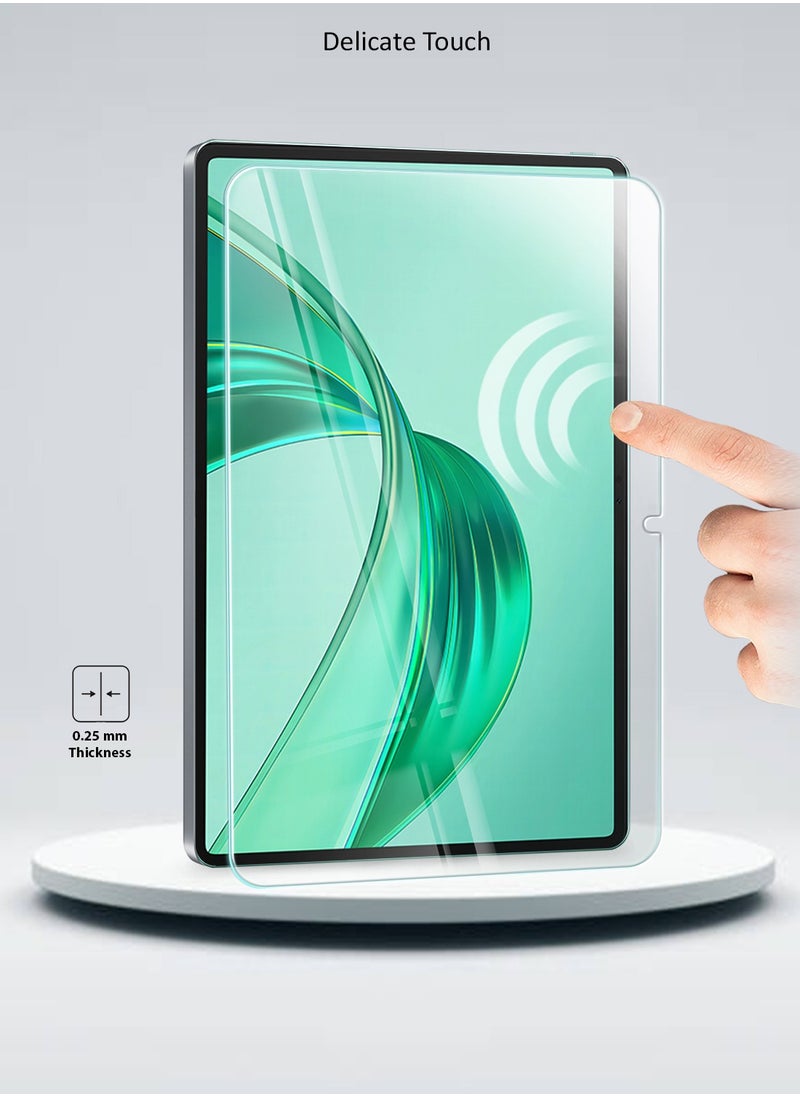 Wtech Honor Pad X8a 2024 11 Inch Premium Series Curved Edges Full Cover Tempered Glass Screen Protector (TSGPCN) - Clear  - Image 2