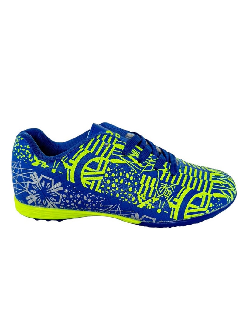 Youth tartan five-a-side lace-up football shoes - Image 2