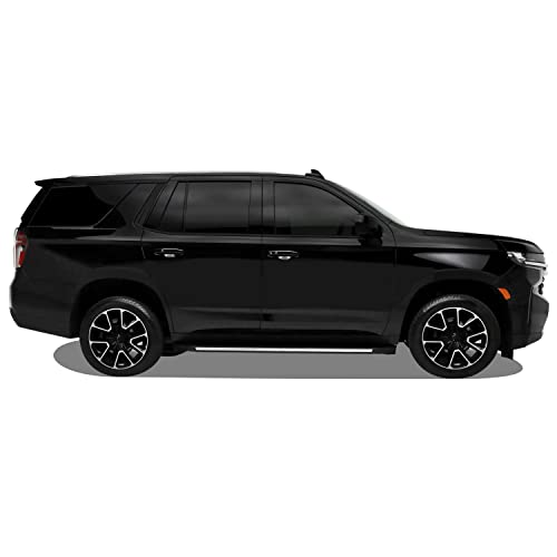 SlickMod Chrome Delete Blackout Vinyl Overlay for 2021-2023 Chevy Tahoe Window Trim (Gloss Black) - Image 3