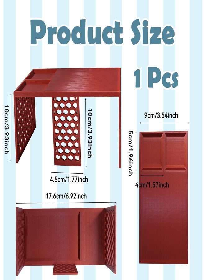 Hollima Hermit Crab Platform with Ladder for Feeding, High Rise 3D Printed Tank Accessories, Feeding and Resting Platform for Hermit Crabs Reptiles Small Turtles Hamsters Snails - Image 3