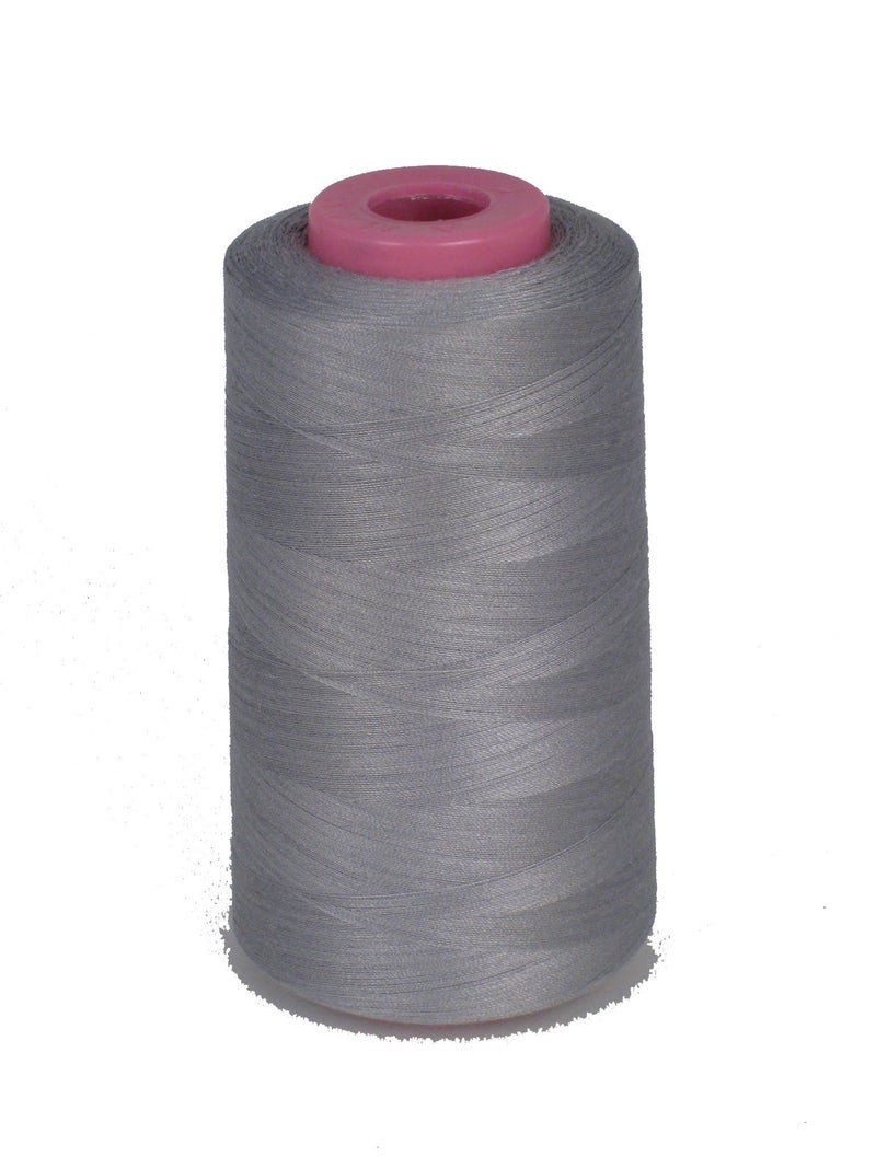 LA Linen 100% Polyester Cone Serger Thread, Gray A710 - Image 3