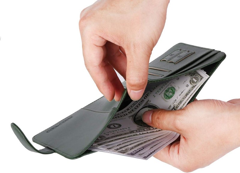 PASCACOO محفظة حامل جواز سفر مع حجب إشارات RFID من الجلد، إكسسوارات سفر للنساء والرجال، أتروفيرينز، صغير، محفظة RFID - Image 5