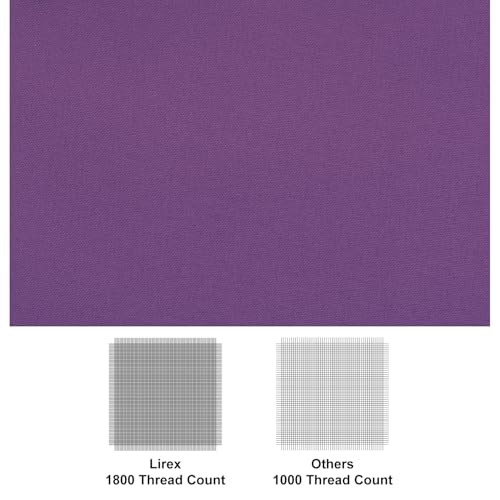Lirex Flat Sheet, Queen Size Extra Soft Brushed Microfiber 1800 Microfiber Flat Sheet, Machine Washable Wrinkle Free Breathable (Purple, Queen) - Image 2