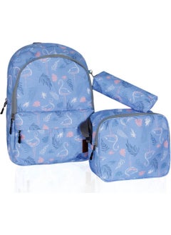 Cambridge Polo Club Triple School Bag Set Light Blue  - Image 1