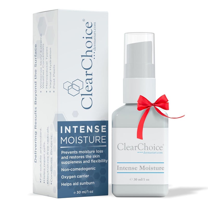 Clear Choice Moisture Facial Serum with 100 Pure Olive Squalane Oil  Hydrates Protects  Restores DryDehydrated Skin  AntiAging NonComedogenic Lightweight Formula for All Skin Types  30ml