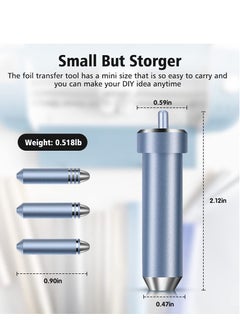 SYOSI 3 in 1 Foil Transfer Kit, Foil Transfer Tool Replacement, Suitable for Maker /3, Explore, Explore One & Explore Air 2/3, Including Fine, Medium, Bold Blades (Blue)  - Image 5