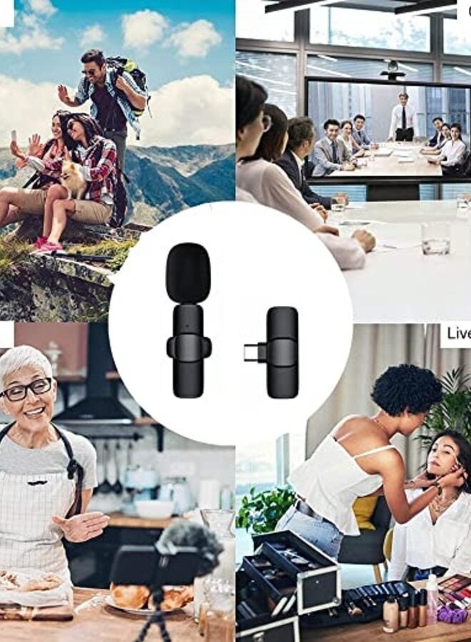ELTRAZONE Wireless Lavalier Microphone for Type-C, Plug & Play Mini Mic for Android live broadcast gaming Video Recording - Image 3