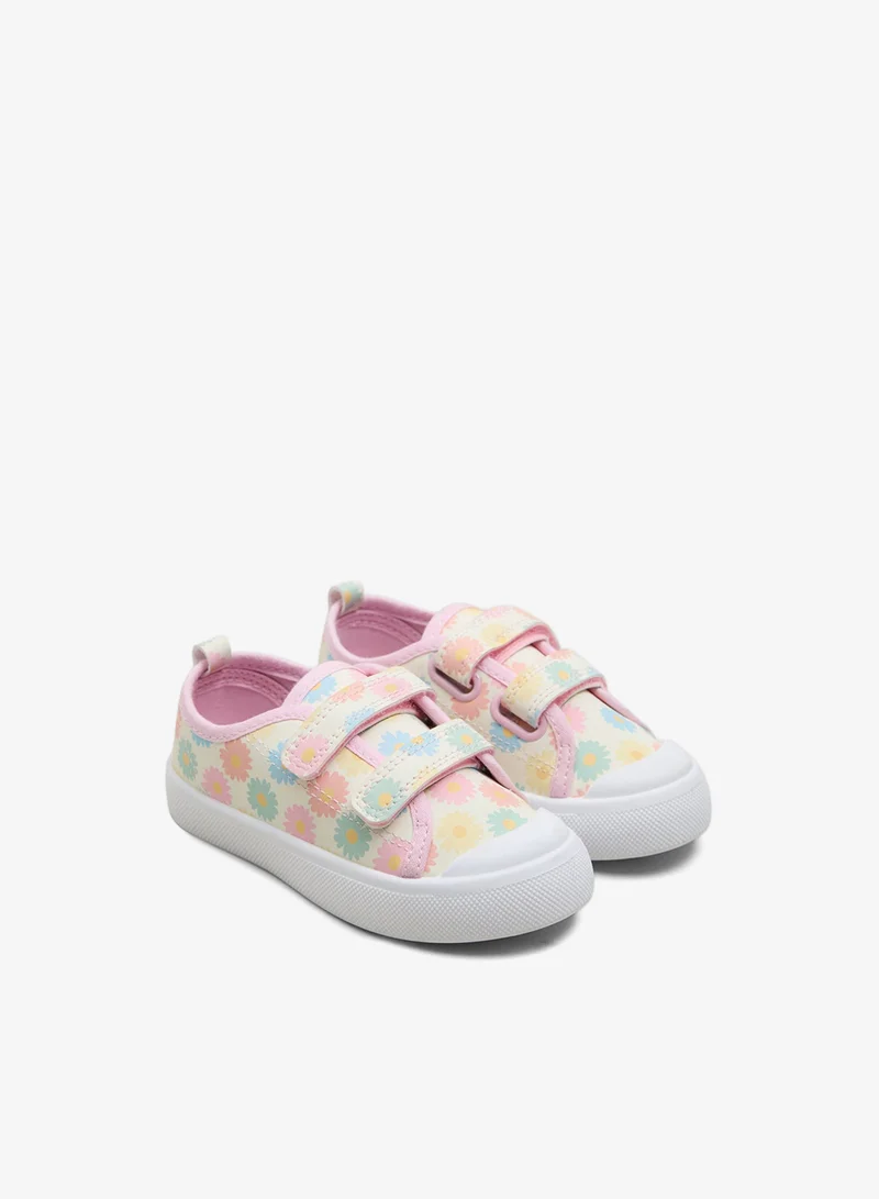 ماتلان Girls Multicolour Daisy Canvas Shoes