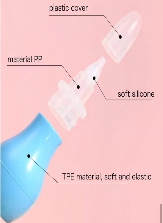 Sanvi Baby 4 pcs Baby Nasal Aspirator Silicon toothbruss Feeding Medicine Dropper and Spoon - silcon with Plastic (Pink ) - Image 5