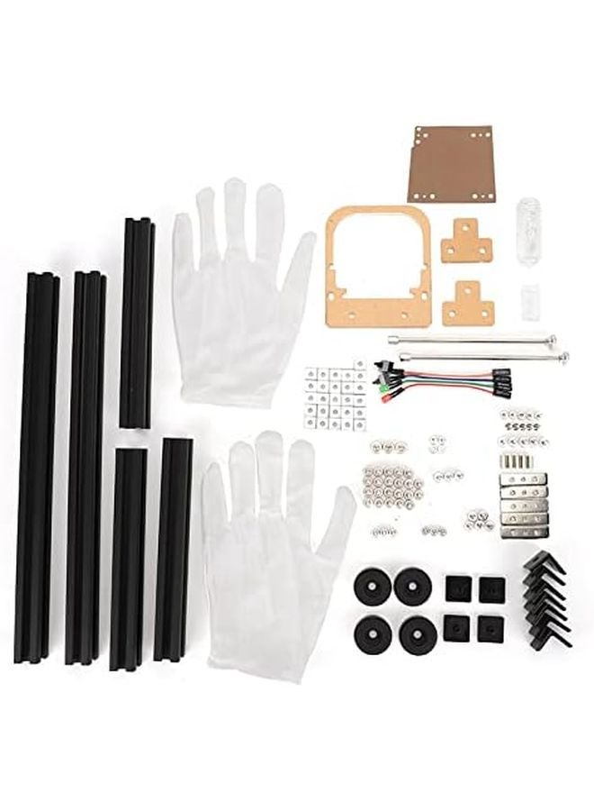 علبة كمبيوتر ITX بإطار مفتوح من سبائك الألومنيوم مقاس 20x20 سم مع تبديد حراري ممتاز - Image 4