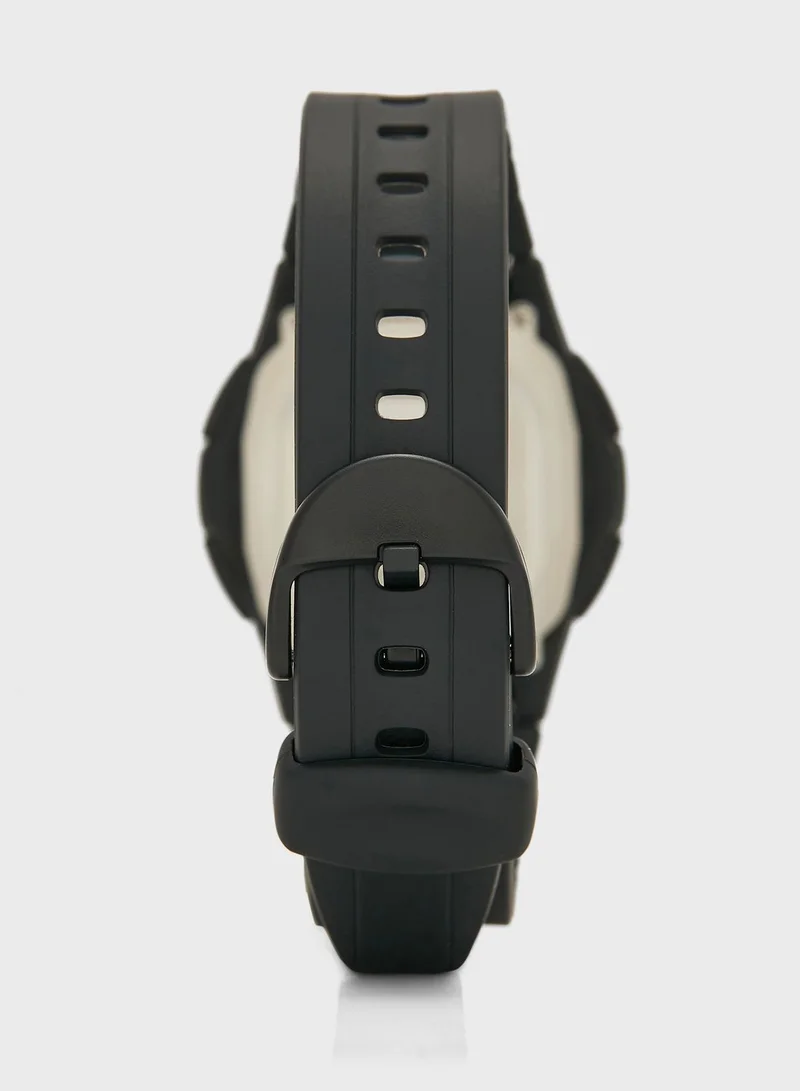 CASIO Pu Strap Digital Watch