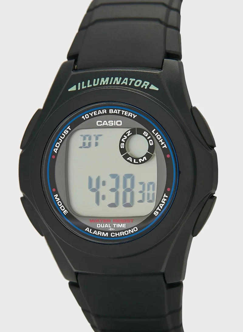 CASIO Pu Strap Digital Watch