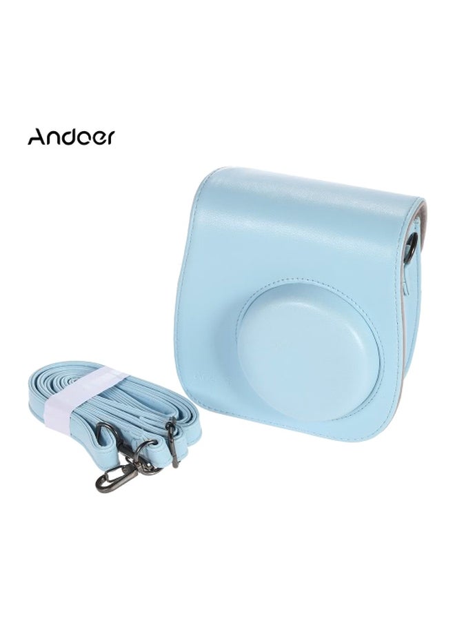 NIBEMINENT Camera Case For Fujifilm Instax Mini8/Mini8s Blue - Image 4