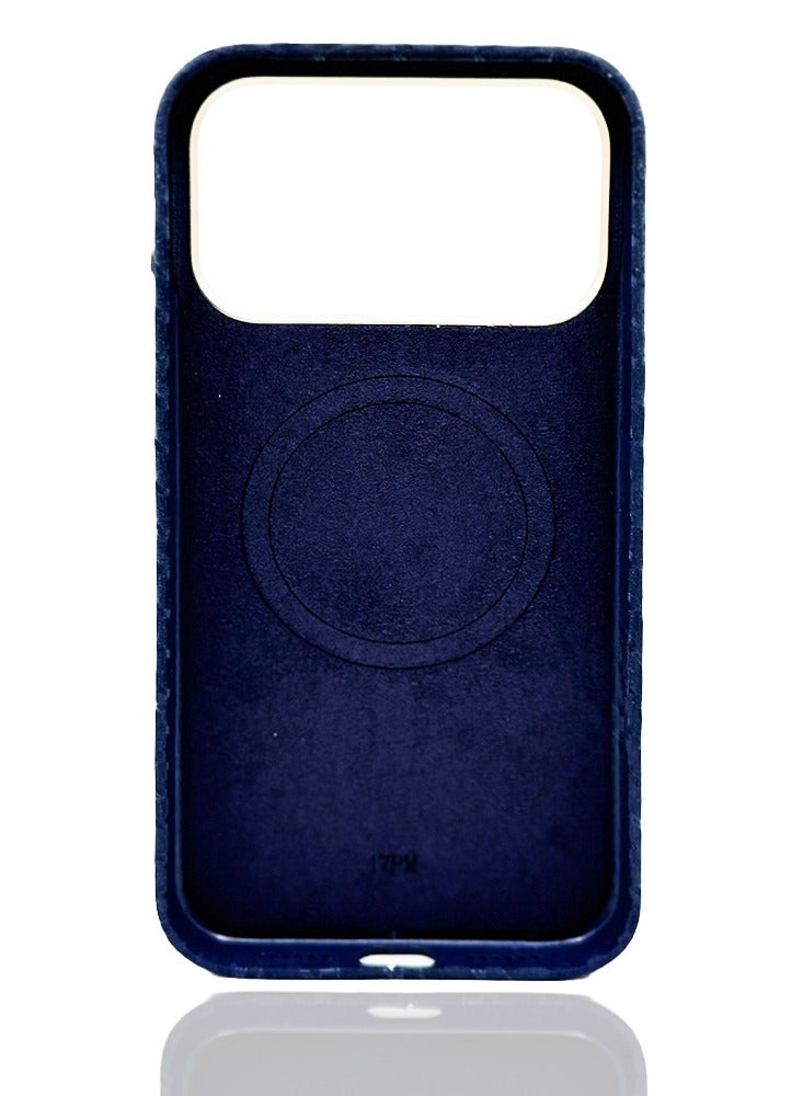 BlueFire Premium MagSafe PU Leather Case for iPhone 17 Pro Max: Slim & Elegant Shockproof Magnetic Cover with Full Wrapped Anti-Drop Protection & Seamless Wireless Charging Compatibility - Image 3