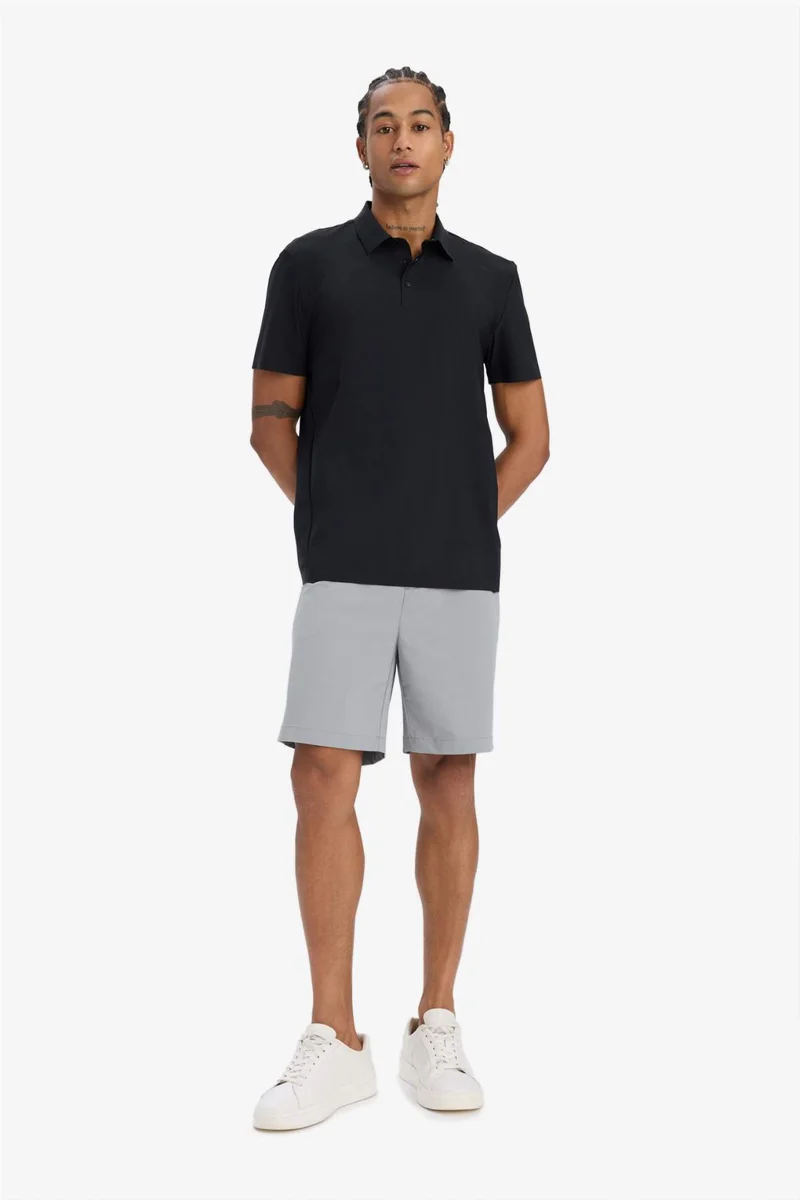 Defacto  DeFactoFit Standard Fit Sports Polo T-Shirt for Men | Best Price UAE