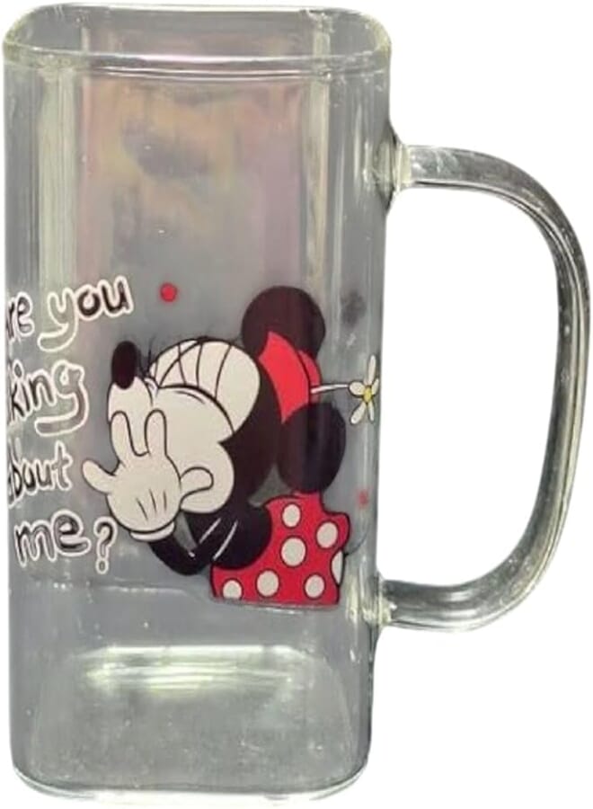 Spaceshoop Handheld cup for drinking tea and coffee, drawings 350 ml (1pc)