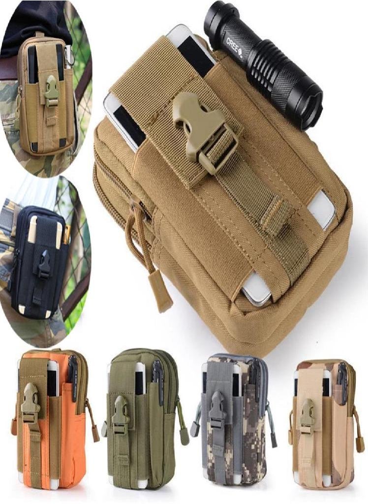 Eckek - Universal Outdoor Tactical Holster Military Molle Hip Waist Belt Bag Wallet Pouch Purse Phone Case - Image 1
