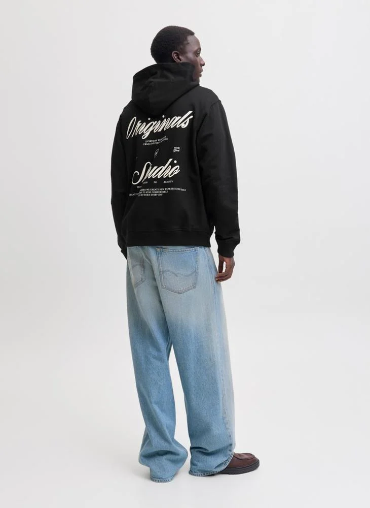 JACK & JONES Graphic Pullover Hoodie
