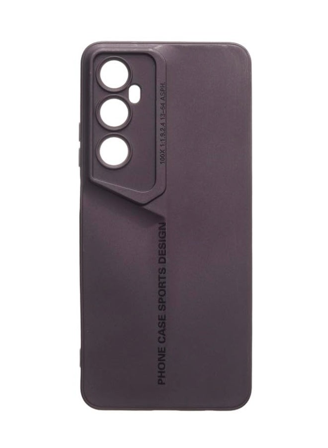 Plastic Back Cover, Realme C65, Brown - Image 4