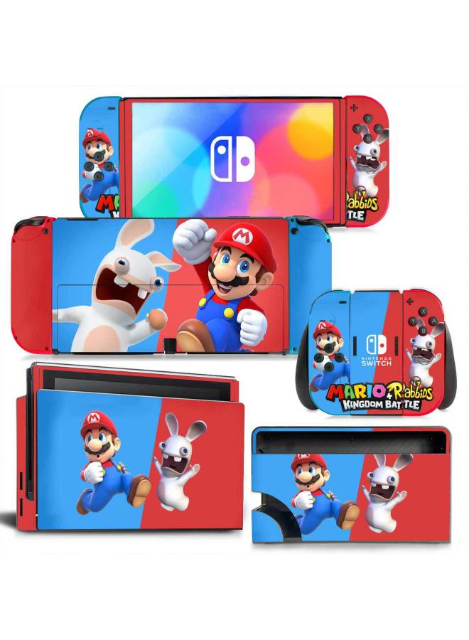 ملصقات Switch Oled ملصقات Switch Oled Pain ملصقات Switcholed الملونة ملصقات نمط ماريو - اللون: TN-NSOLED-0214 - Image 3