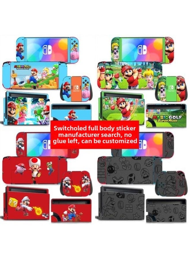 ملصقات Switch Oled ملصقات Switch Oled Pain ملصقات Switcholed الملونة ملصقات نمط ماريو - اللون: TN-NSOLED-0214 - Image 2