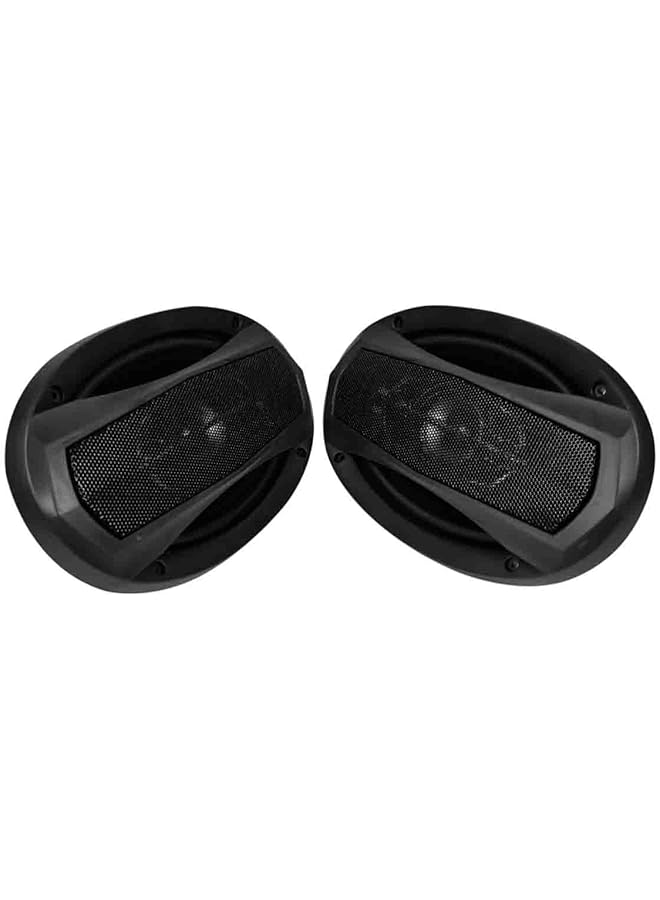 Generic Car Speaker Dual Cone Audio System | Peak Power | Universal Fit | High-Performance Sound | Easy Installation | Durable Design | Coaxial Flush Mount Music Speaker 2 Pcs- Black (T6995)  - Image 2