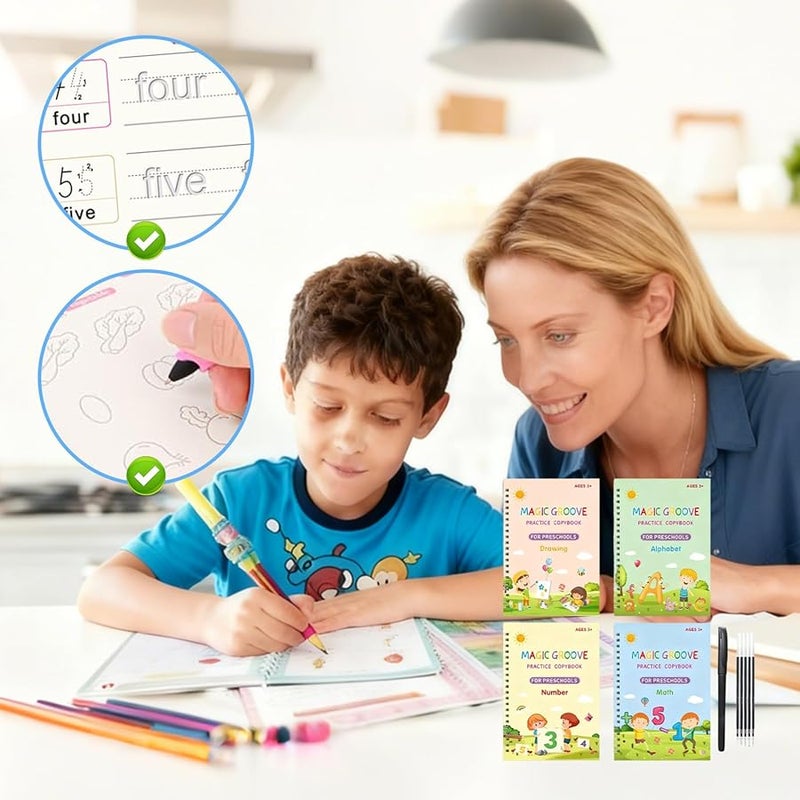 Word Family Build Book Interactive Phonics Games Learn to Read with Rhyming Sight Words Educational Reading Tool - Image 3