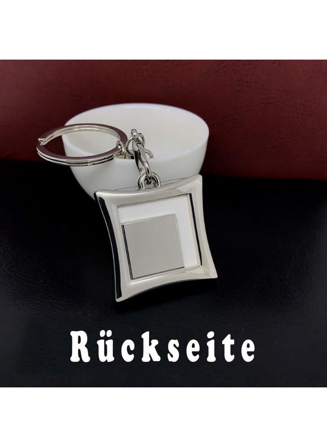 Linble Mini Photo Keychain Set - 3PCs Small Blank Picture Frame Stainless Steel Personalized Key Rings Love Souvenir Pictures Holder Detachable Key Chains Sterling Elegant Personal DIY Photos Keyring Pack - Image 5