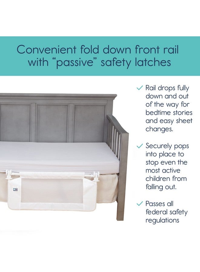 hiccapop Convertible Crib Bed Rail For Toddlers ; Crib Rail Guard Toddler Bed Rail For Crib ; Baby Bed Rail Guard With Reinforced Anchor Safety - Image 3