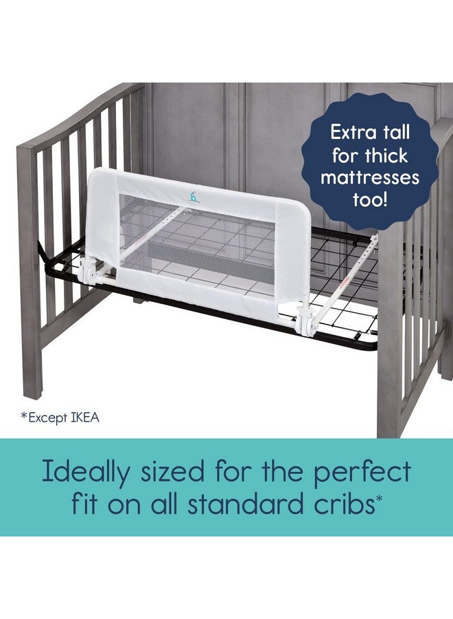 hiccapop Convertible Crib Bed Rail For Toddlers ; Crib Rail Guard Toddler Bed Rail For Crib ; Baby Bed Rail Guard With Reinforced Anchor Safety - Image 5